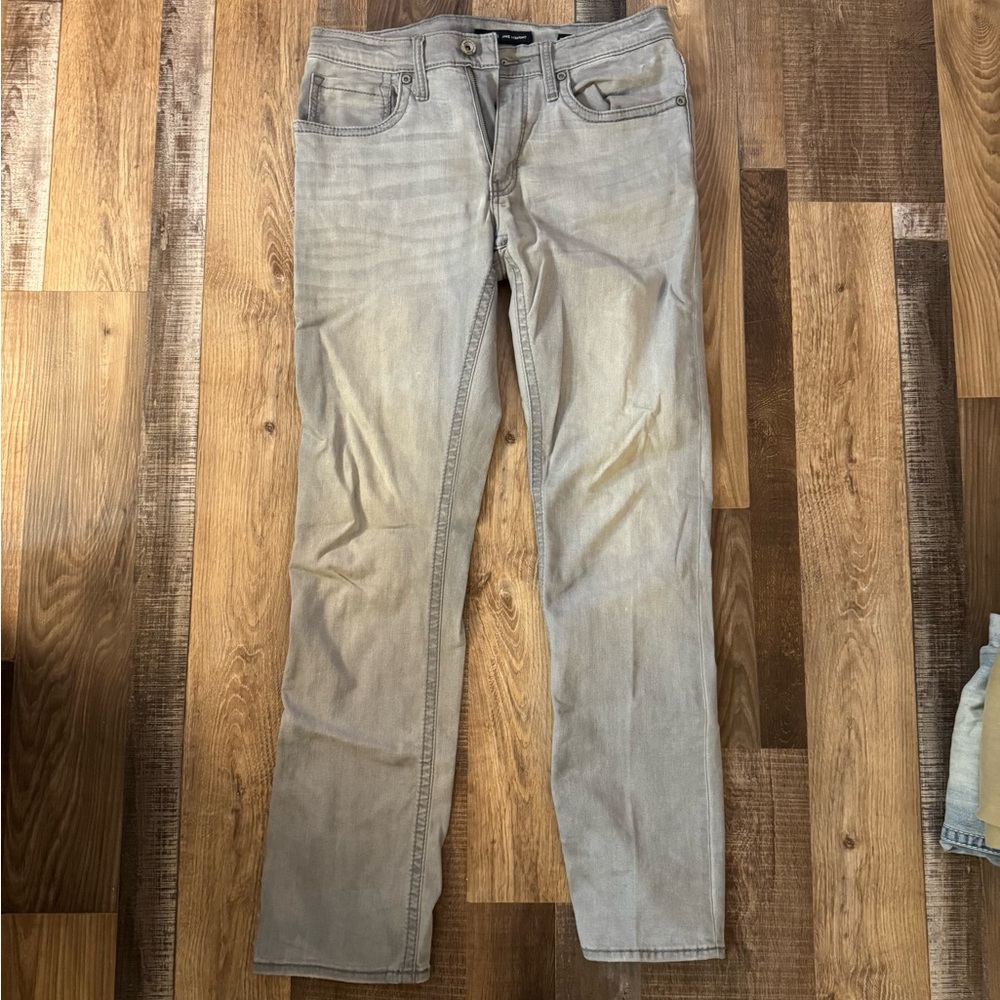 BKE Men's Light Tan Straight Jeans